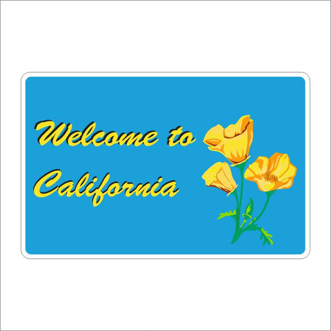 G10B (CA) WELCOME TO CALIFORNIA SIGN