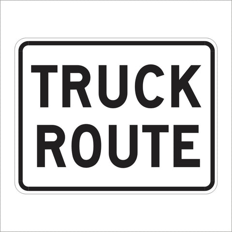 R14-1 TRUCK ROUTE SIGN