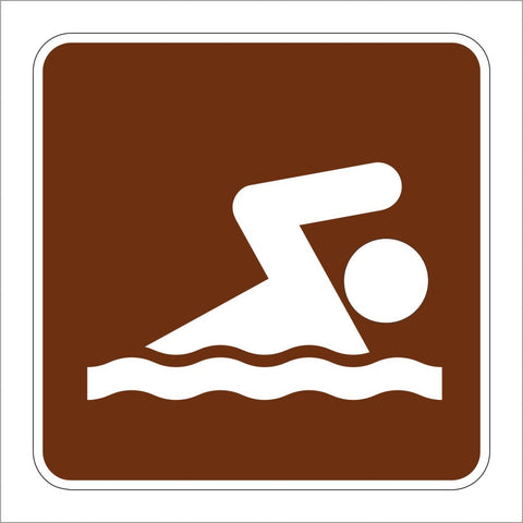 RS-061 SWIMMING SYMBOL SIGN