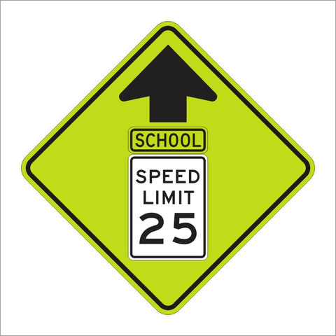 S4-5 School Speed Limit Sign