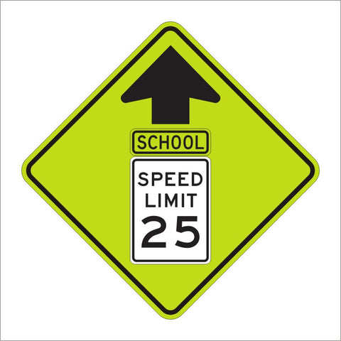 S4-5 School Speed Limit Sign