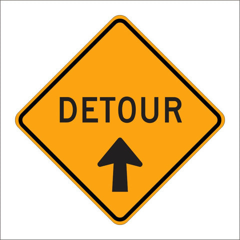 SC9 (CA) DETOUR SIGN