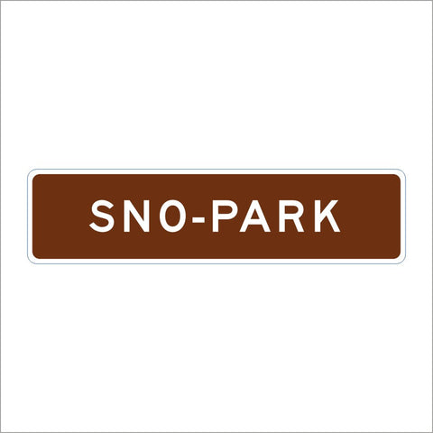SG34 (CA) SNO-PARK SIGN