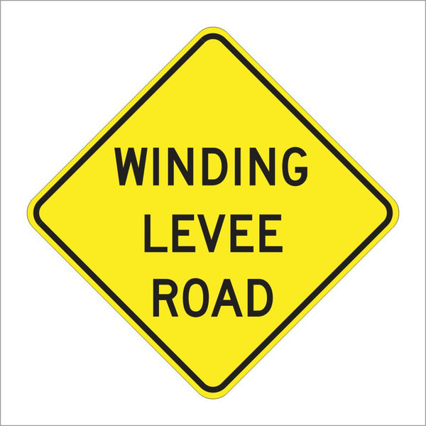 winding road sign