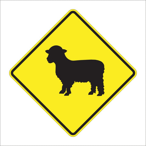 W11-17 SHEEP SIGN