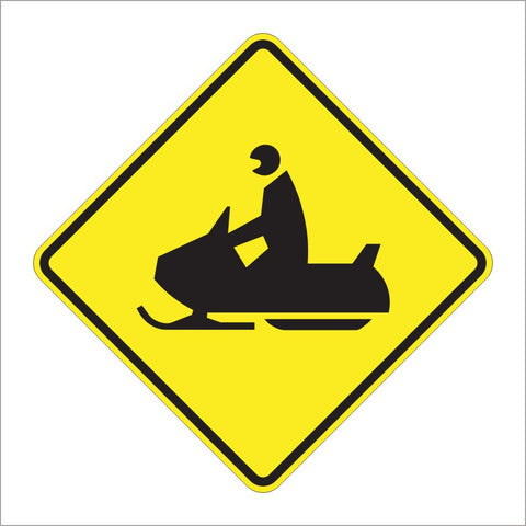 W11-6 SNOWMOBILE SIGN