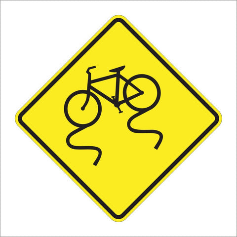 W8-10 BICYCLE SURFACE CONDITION SIGN