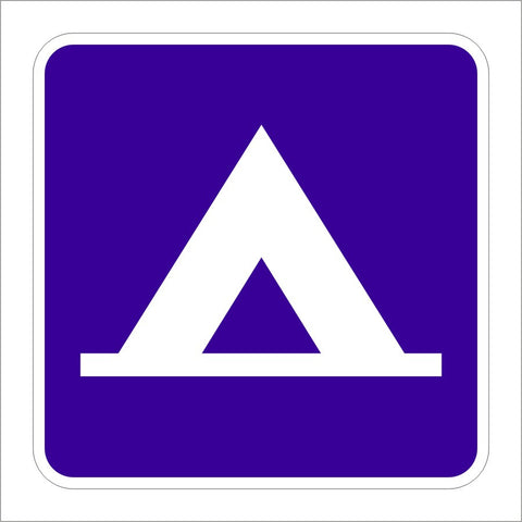 D9-3 CAMPING (TENT SYMBOL) SIGN