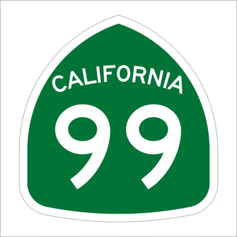 G28-2 SHEILD (CALIFORNIA) SIGN