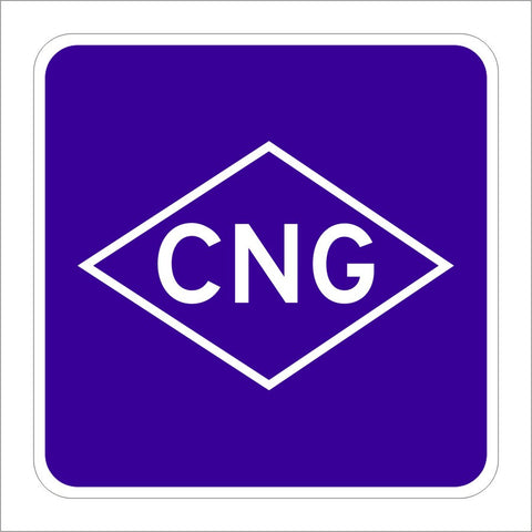 G66-22A (CA) COMPRESSED NATURAL GAS SIGN