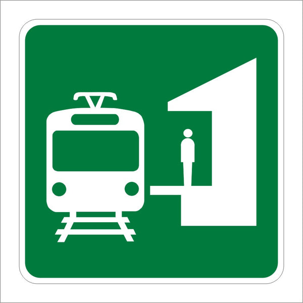 I-12 LIGHT RAIL STATION SYMBOL SIGN – Main Street Signs, Athaco Inc.