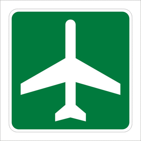 I-5 AIRPORT SYMBOL SIGN