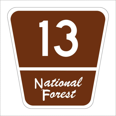 M1-7 NATIONAL FOREST ROUTE SIGN