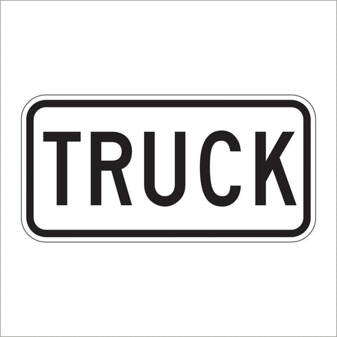 M4-4 TRUCK ROUTE AUXILIARY SIGN