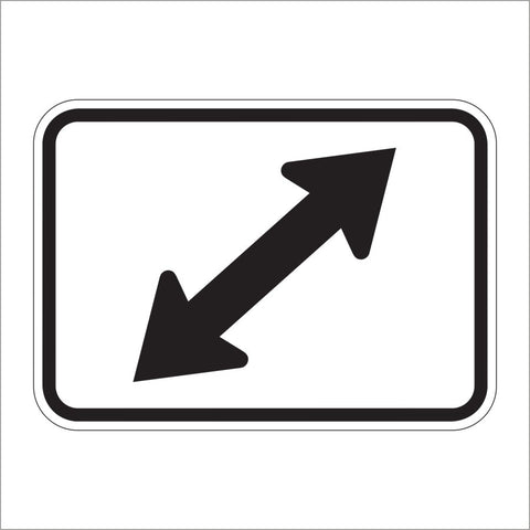 M6-5 DOUBLE DIAGNOL ARROW SIGN