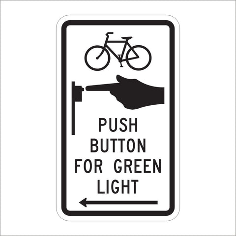 R10-26 PUSH BUTTON FOR GREEN LIGHT SIGN