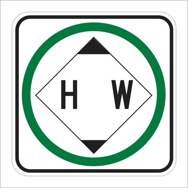 R103 (CA) HAZARDOUS WASTE PERMITTED SIGN – Main Street Signs, Athaco Inc.