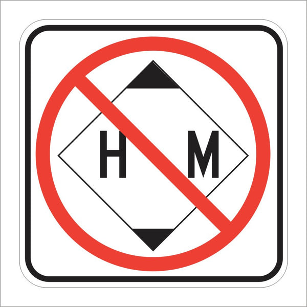 R104 (CA) HAZARDOUS MATERIAL PROHBITED (SYMBOL) SIGN – Main Street ...