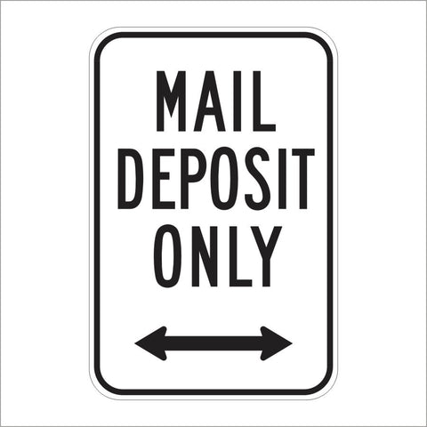 R24D (CA) MAIL DEPOSIT ONLY SIGN