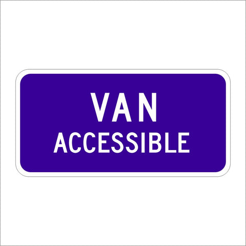 R7-8B VAN ACCESSIBLE SIGN