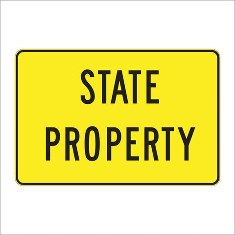 S1-1 (CA) STATE PROPERTY SIGN