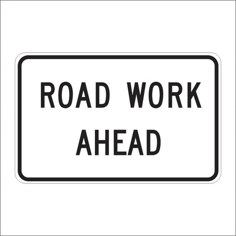 SC10 (CA) ALTERNATE ROAD WORK AHEAD SIGN