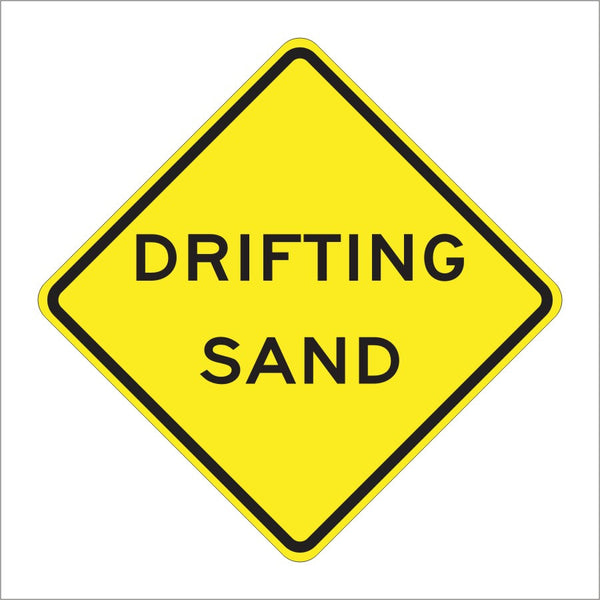 Sand Sign Signals SW32(CA) DRIFTING SAND SIGN – Main Street Signs, Athaco Inc.
