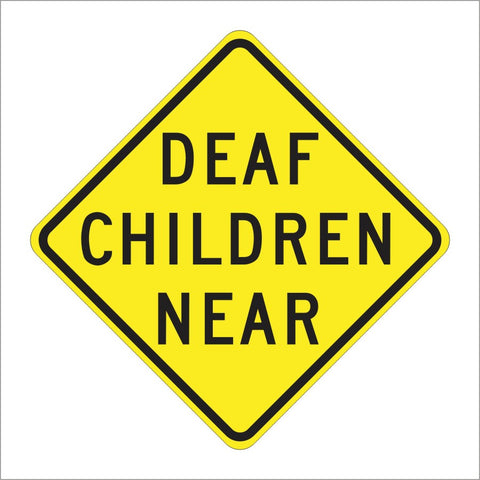 SW38 (CA) DEAF CHILDREN NEAR SIGN