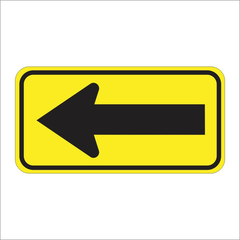 W1-6 LARGE ARROW (ONE DIRECTION) SIGN