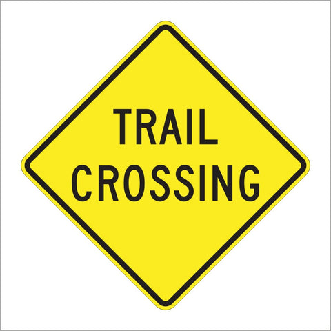 W11-15A TRAIL CROSSING SIGN