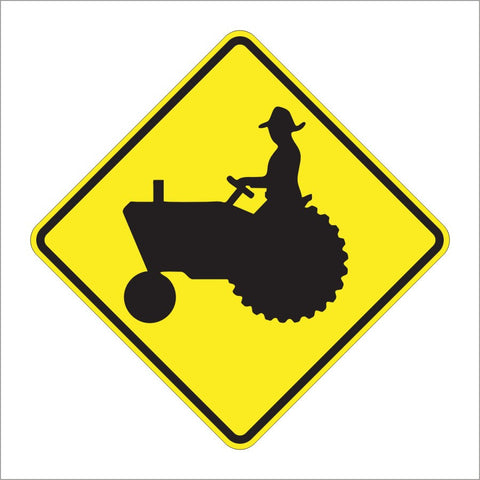 W11-5 FARM MACHINERY SIGN