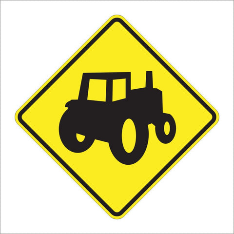W11-5A FARM MACHINERY (ALT) SIGN