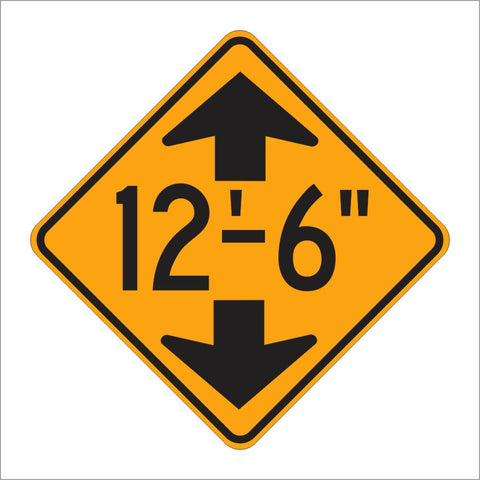 W12-2 LOW CLEARANCE SIGN