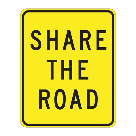 W16-1P SHARE THE ROAD SIGN