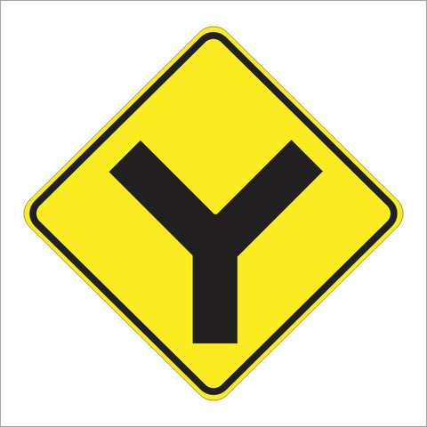 W2-5 Y INTERSECTION SIGN