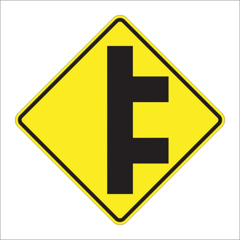 W2-8 DOUBLE SIDE ROADS SYMBOL SIGN