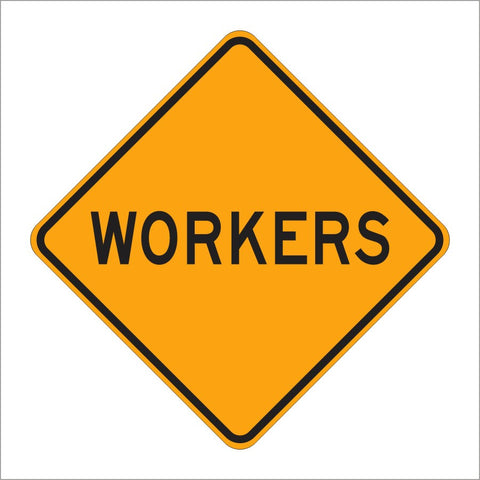W21-1 WORKERS SIGN