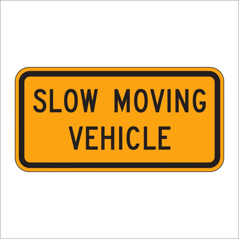 W21-4 SLOW MOVING VEHICLE SIGN