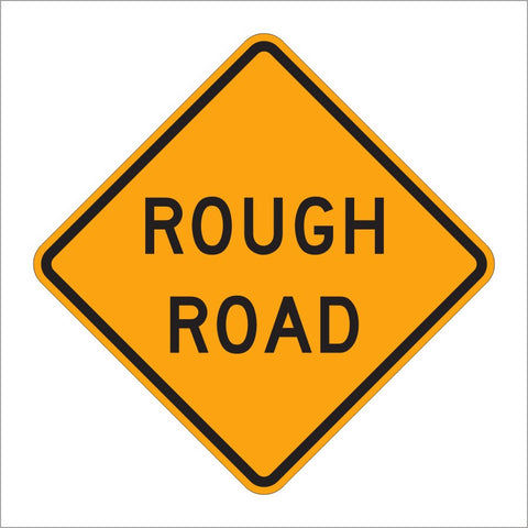 W8-8 ROUGH ROAD SIGN