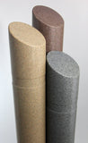 Innoplast 8" x 65" Brown (Dark Monzonite #14042) Granite Decorative Bollard Cover with Slant Top (9.125" ID x .188" wall)