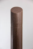 Innoplast 7" x 65" Brown (Dark Monzonite #14042) Granite Decorative Slant Top Bollard Cover (7.1" ID)