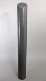 Innoplast 7" x 65" Charcoal Grey (Ash #9966) Granite Decorative Slant Top Bollard Cover (7.1" ID x .188" wall)