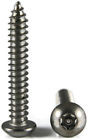 Stainless Steel Tamper Proof Security Torx Screw #8 x 1"  (4 Pack)